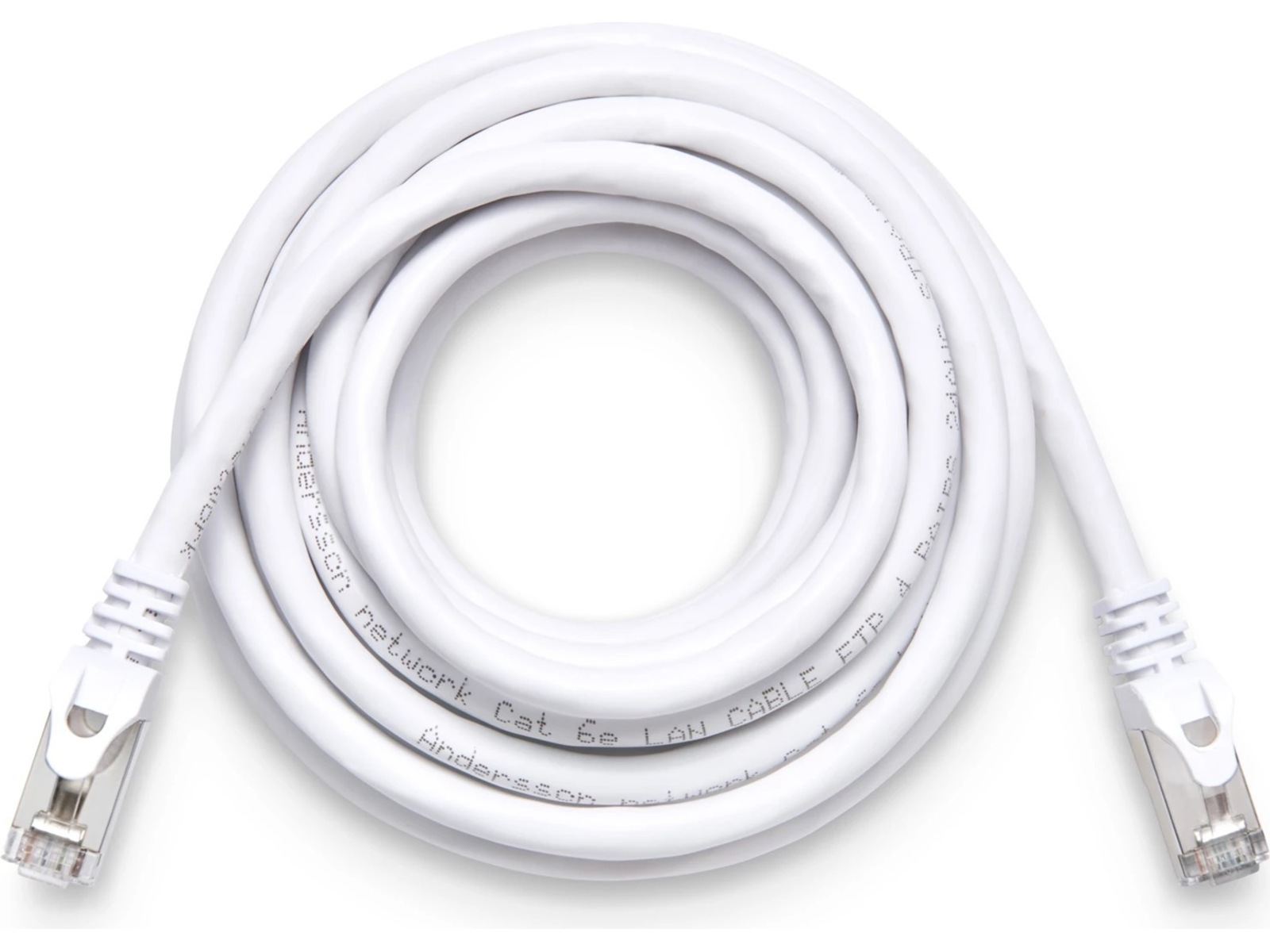 Nætverkskabel CAT6e 5m (hvid) Netværk