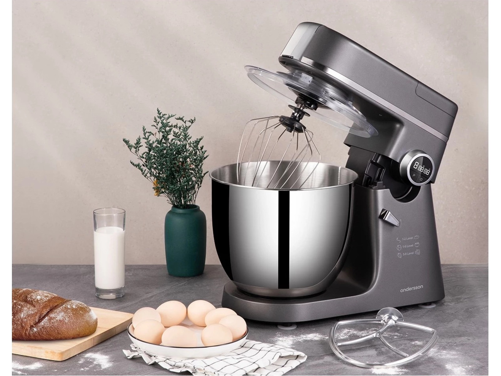 Andersson KNM-L4000 køkkenmaskine 2000W Køkkenmaskiner