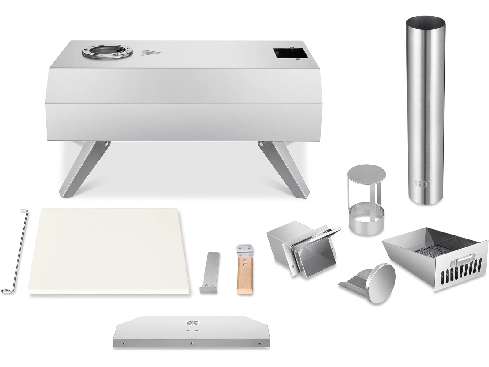 Austin and Barbeque Pizza pizzaovn pillefyret 12" Pizzaovne