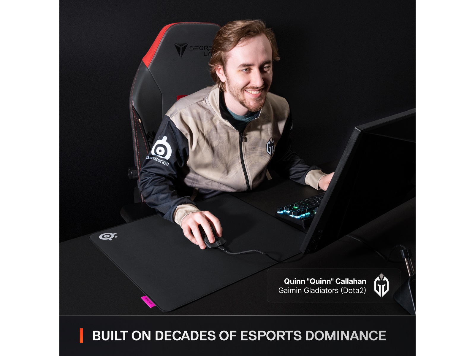 SteelSeries QcK Performance L Speed gamingmusemåtte Gamingmusemåtte
