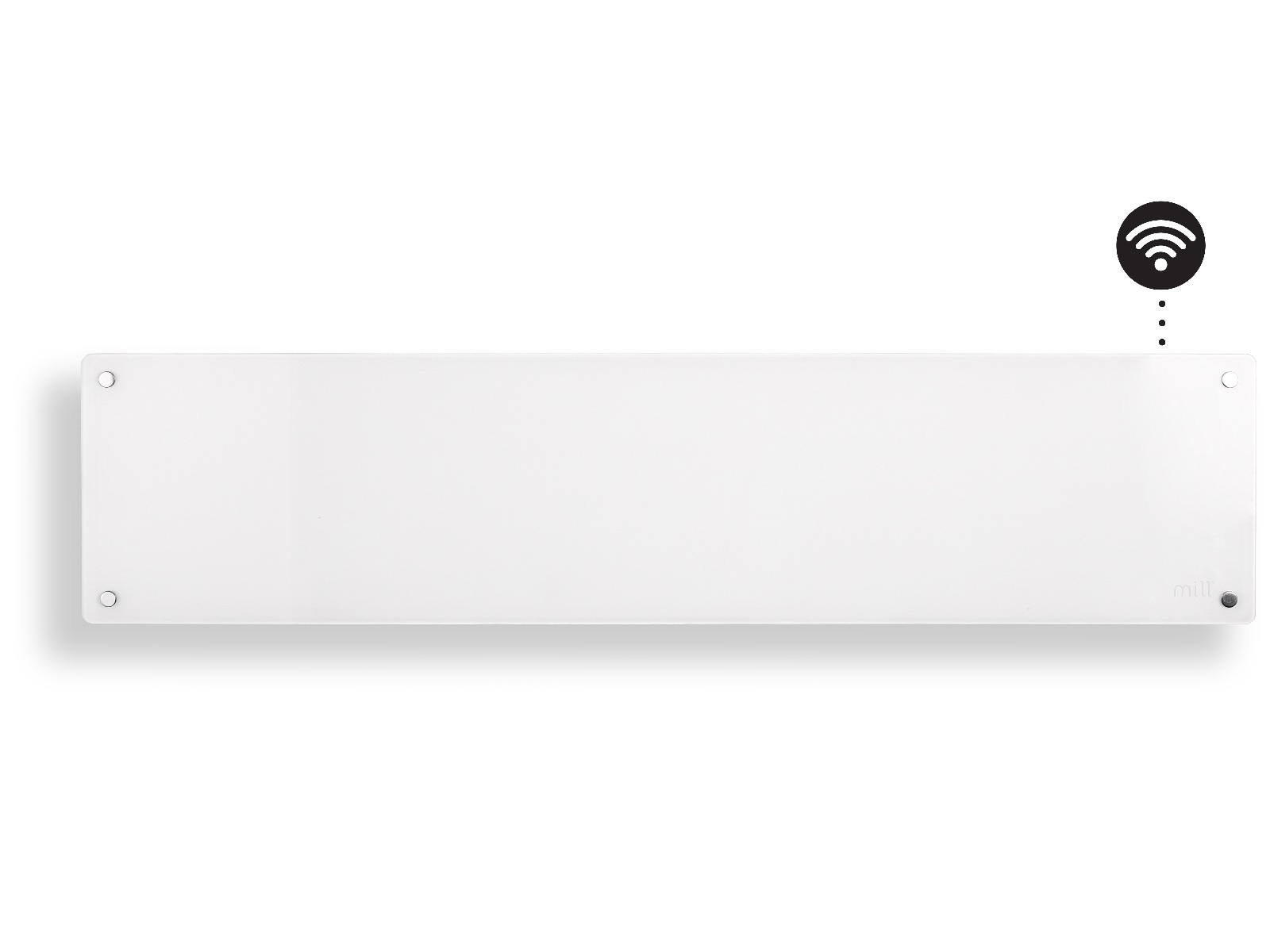 Mill Glass Smart WiFi Gen 4 panelradiator 850W Varmepaneler