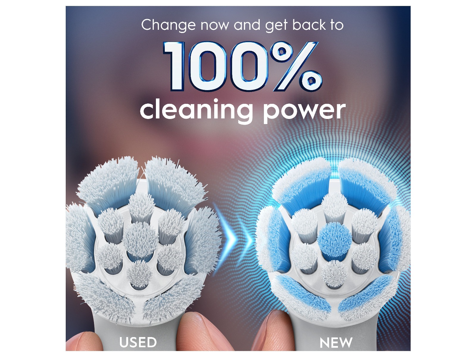 Oral-B iO Gentle Care børstehoveder 6 stk. (hvid) Tandbørstehoveder