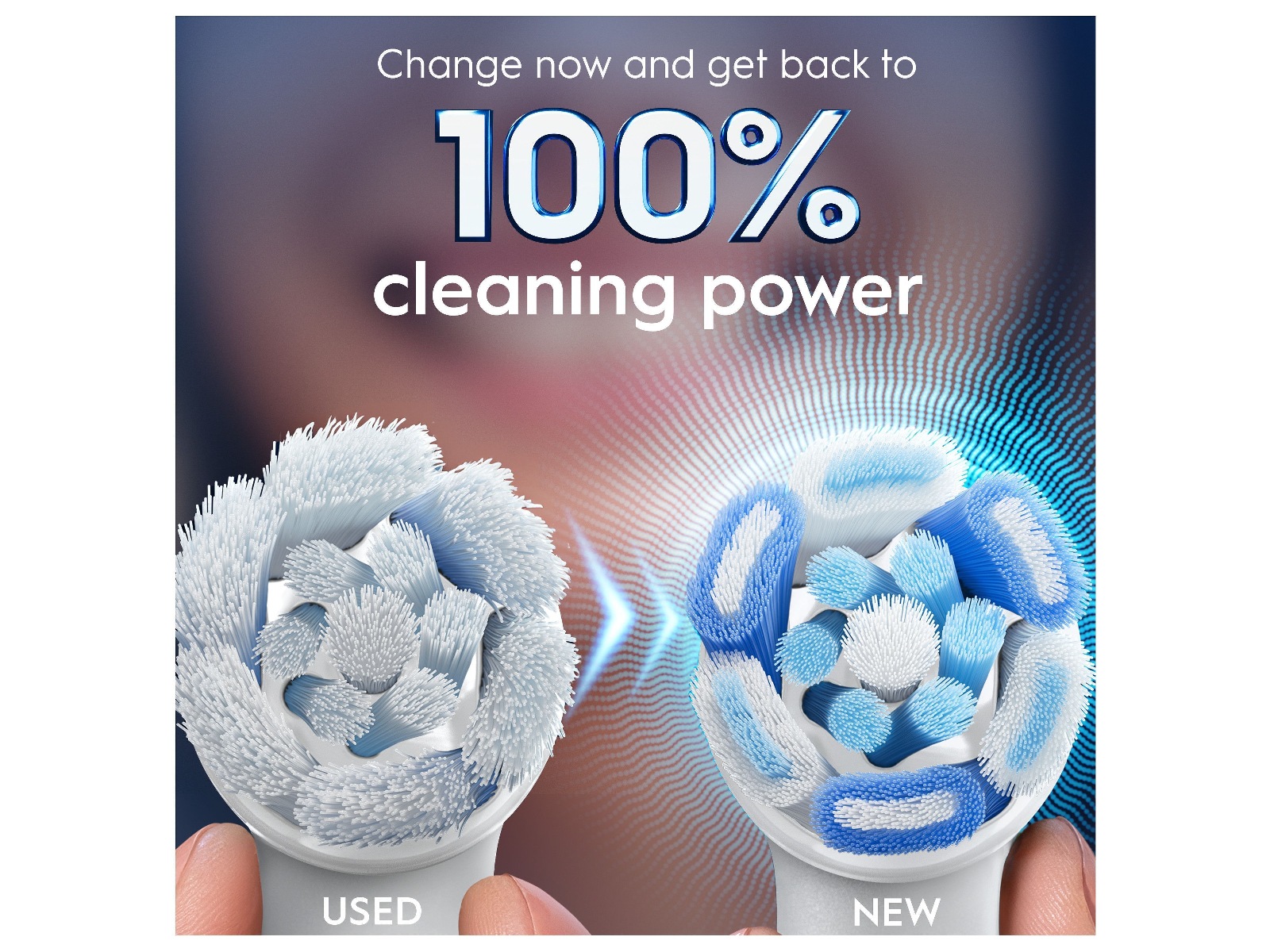 Oral-B iO Ultimate Clean Børstehoveder 6 stk (hvid) Tandbørstehoveder