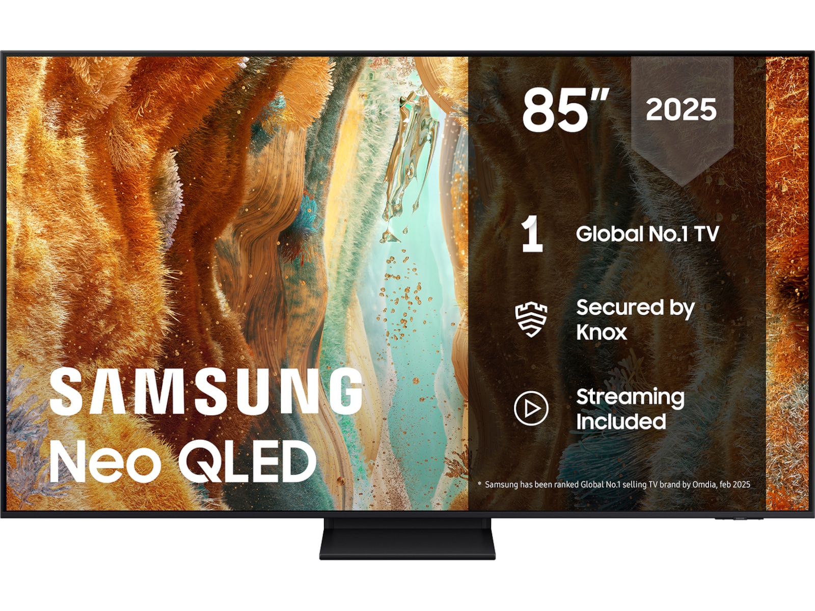 Samsung 85" QN70F Neo QLED 4K Mini LED Smart TV (2025) Over 80 tommer TV