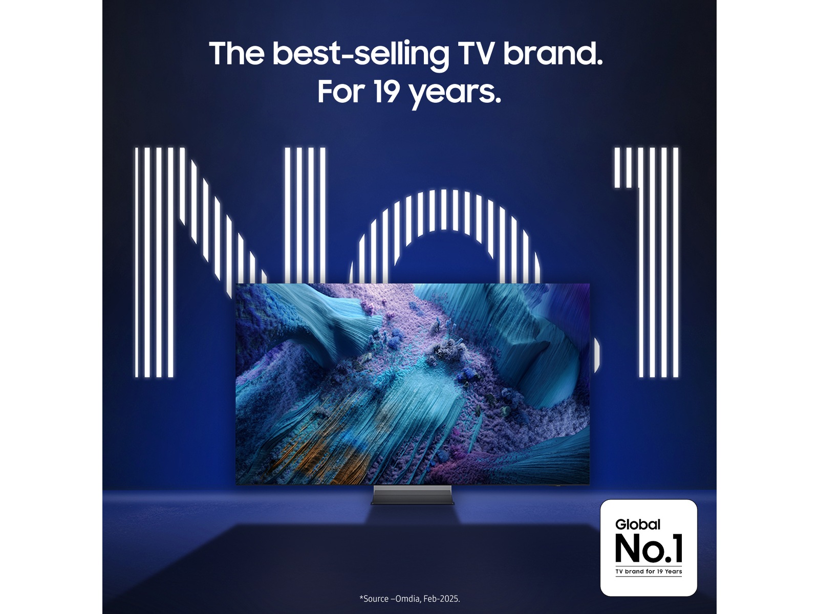 Samsung 55" QN70F Neo QLED 4K Mini LED smart-TV (2025) 50 - 59 tommer TV