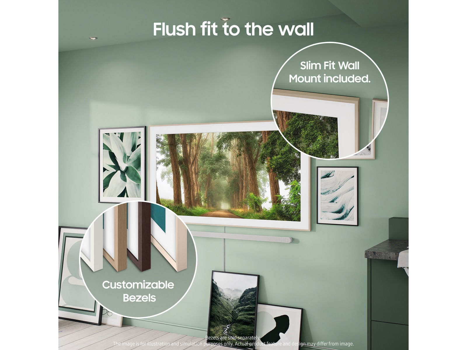 Samsung 65" The Frame Pro LS03FW Neo QLED 4K smart-TV (2025) 60 - 69 tommer TV