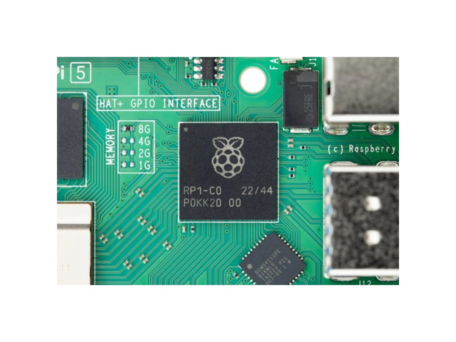 Raspberry Pi 5 16GB Integreret CPU
