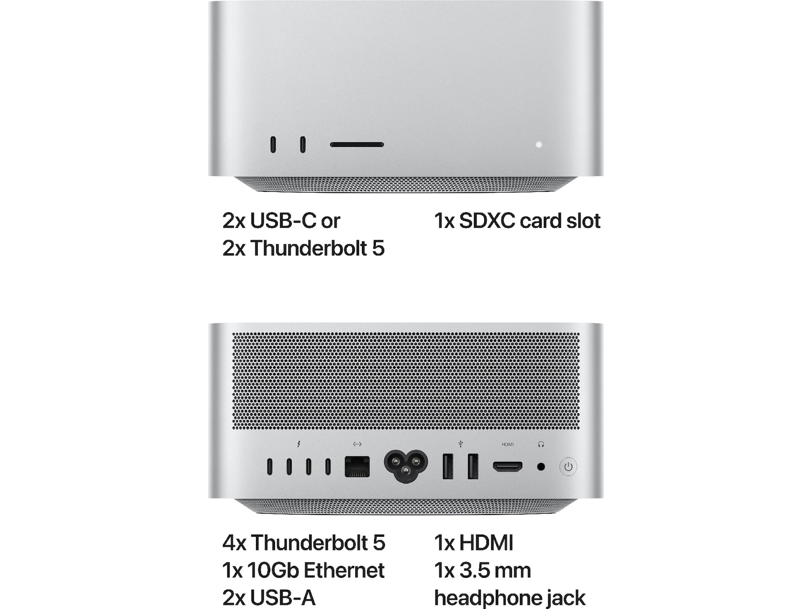 Mac Studio (2025) 1TB Stationær PC