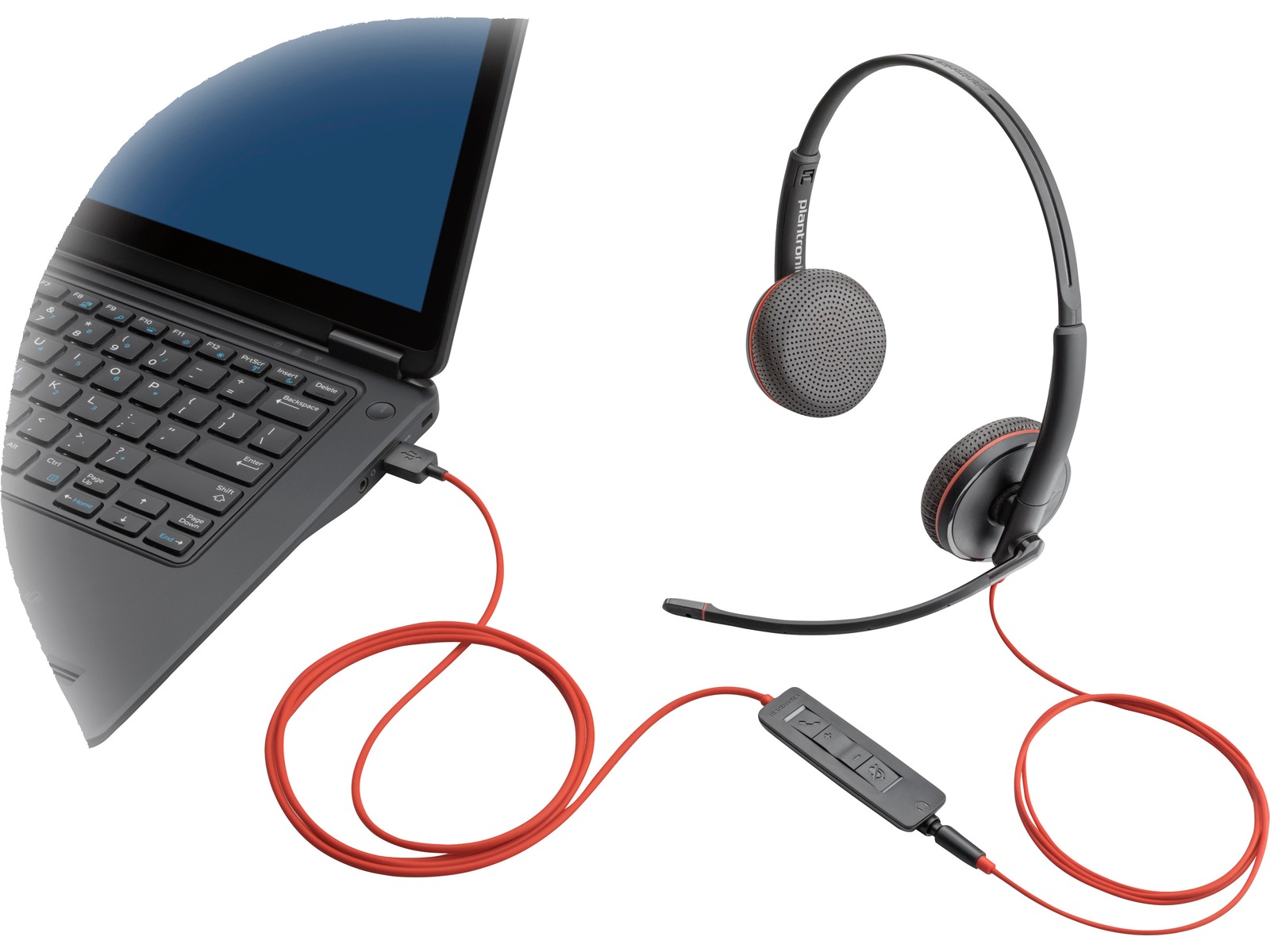 Poly Blackwire 3225 Stereo USB-C Headset Kablet headset