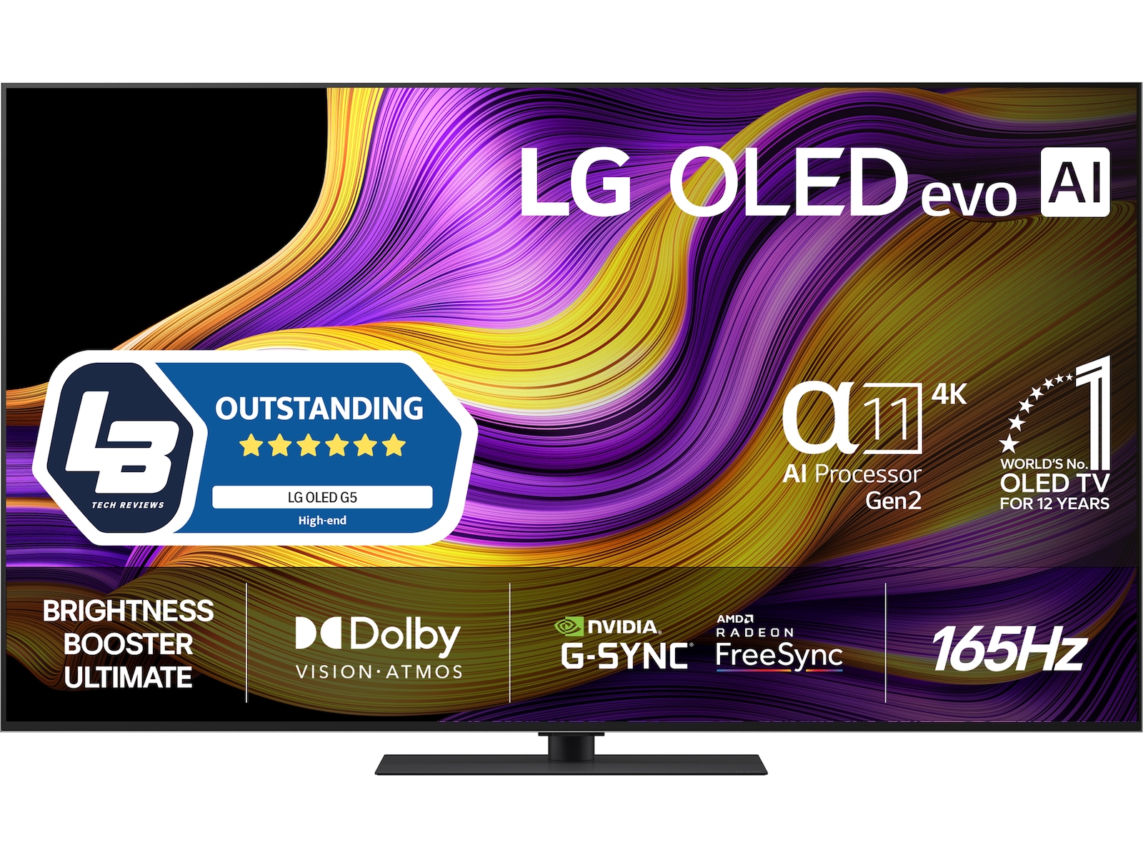 LG 65" G5 AI 4K OLED Smart TV (2025) 60 - 69 tommer TV