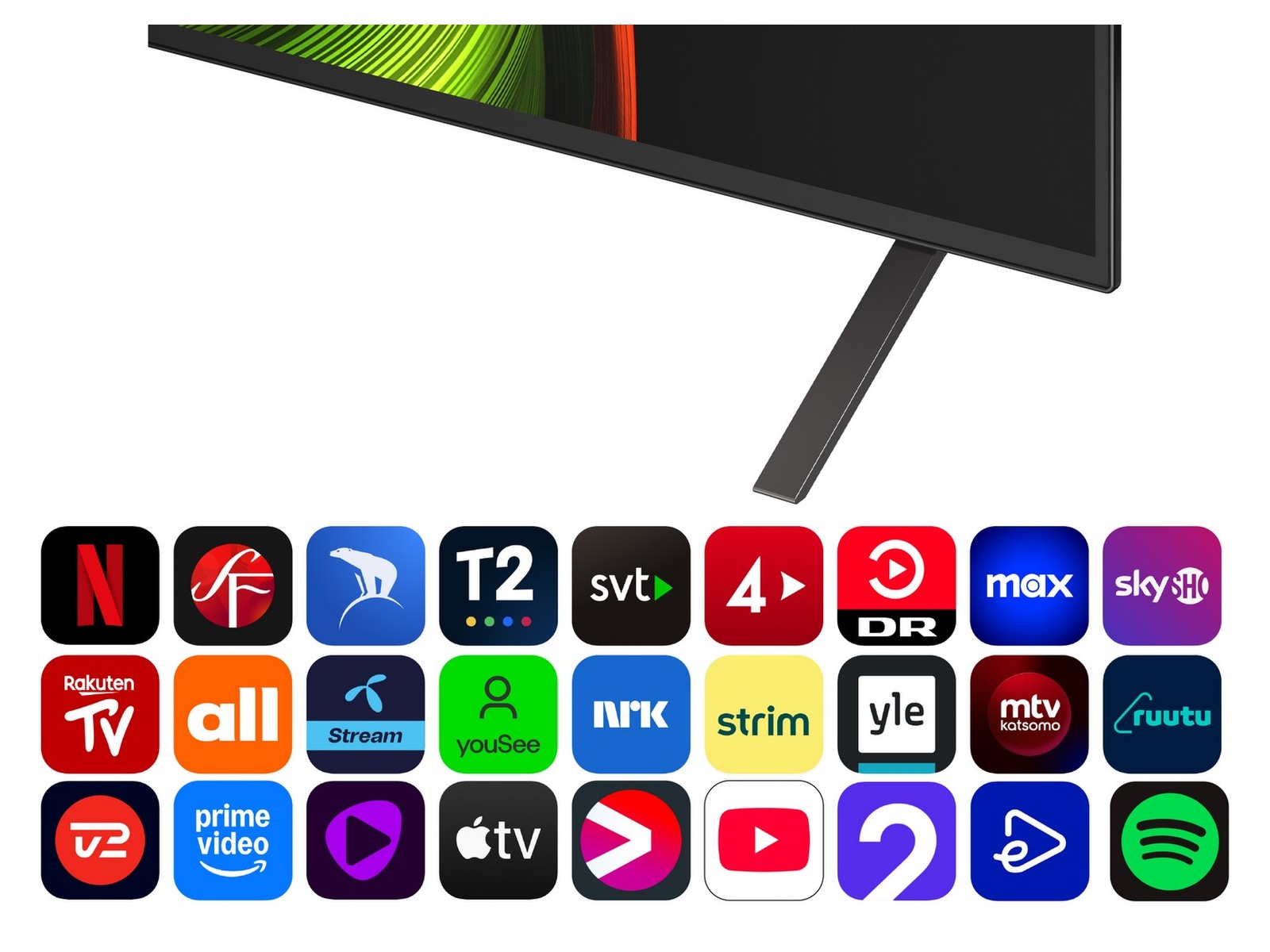 LG 55" B5 AI 4K OLED smart-TV (2025) 50 - 59 tommer TV