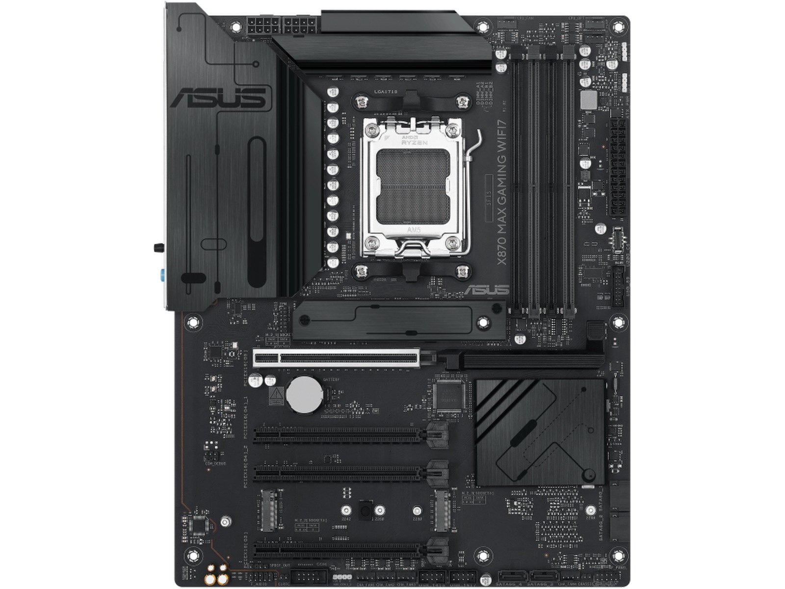 ASUS X870 MAX GAMING WIFI7 bundkort AMD Socket