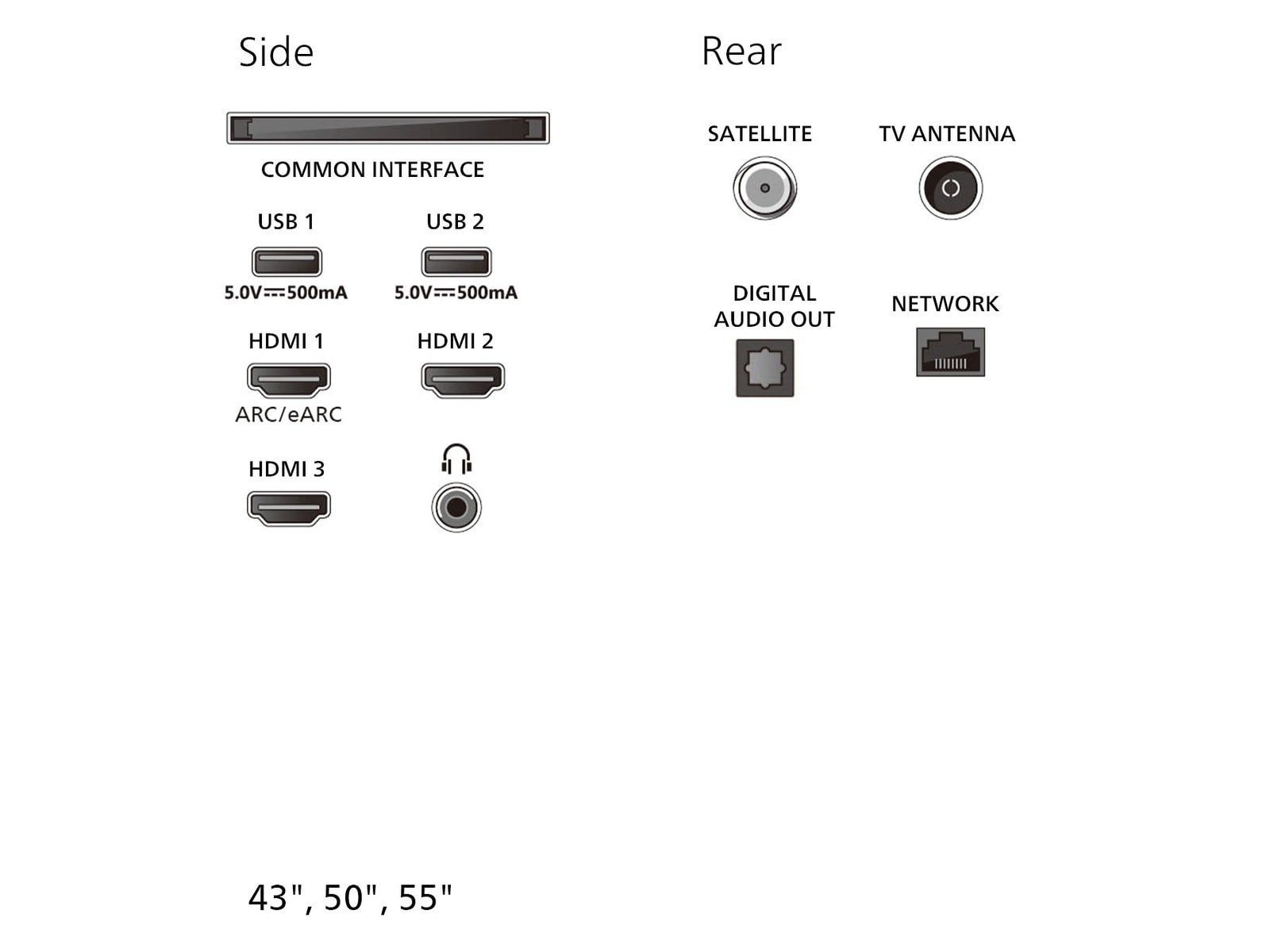 Philips 55" PUS8000/12 4K LED smart Ambilight TV (2025) 50 - 59 tommer TV