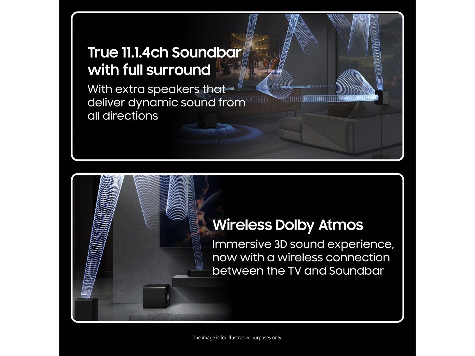 Samsung HW-Q995F soundbar med subwoofer (2025) Soundbars