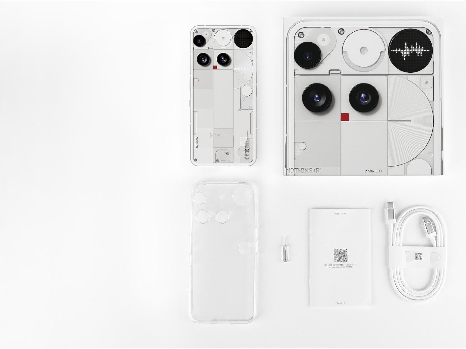 Nothing Phone (3) 256GB (sort) Mobiltelefoner