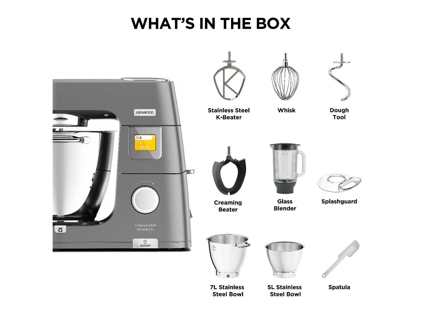 Kenwood Titanium Chef Patissier XL køkkenmaskine Køkkenmaskiner