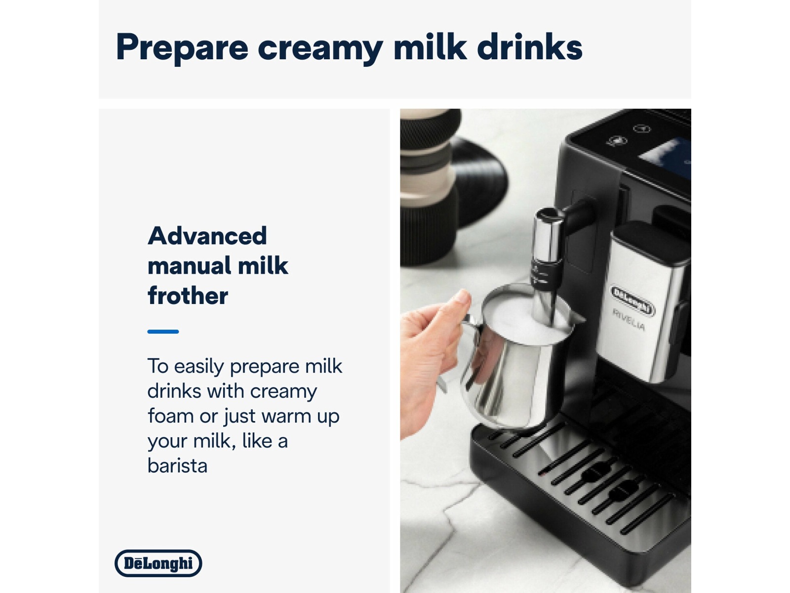 DeLonghi Rivelia automatisk kaffemaskine Espressomaskiner