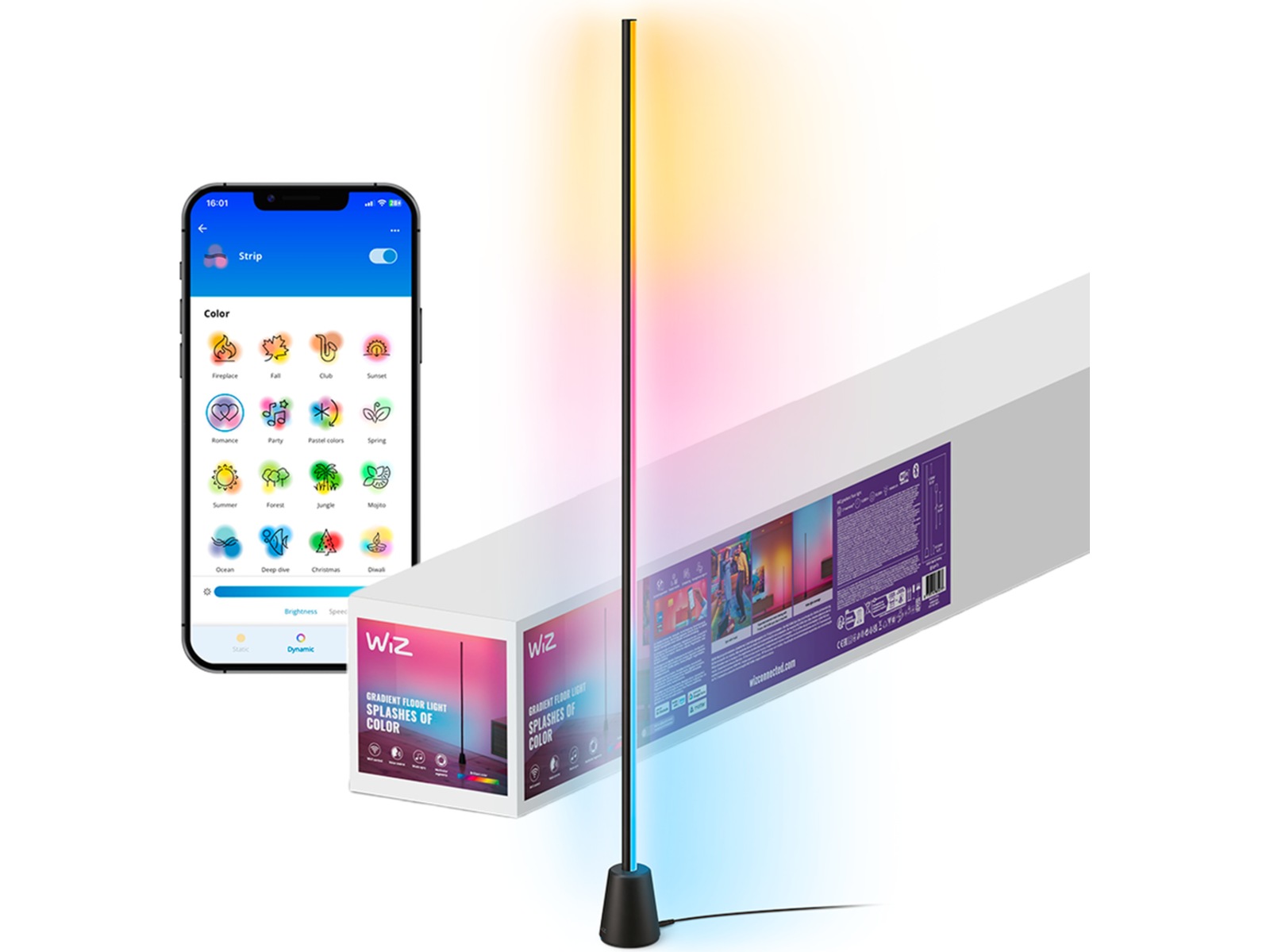 WiZ RGBIC Gradient Gulvlampe Gulvlampe