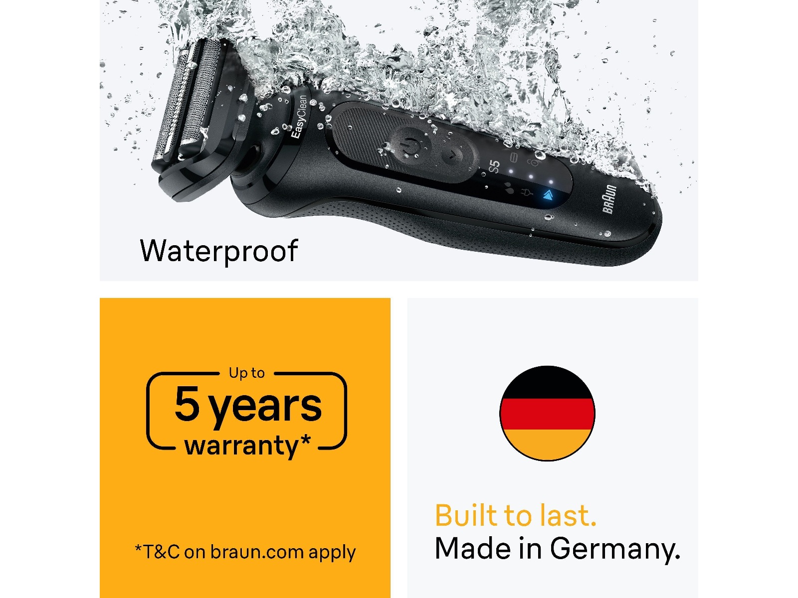 Braun Series 5 elektrisk barbermaskine 52-N1200S Barbermaskine