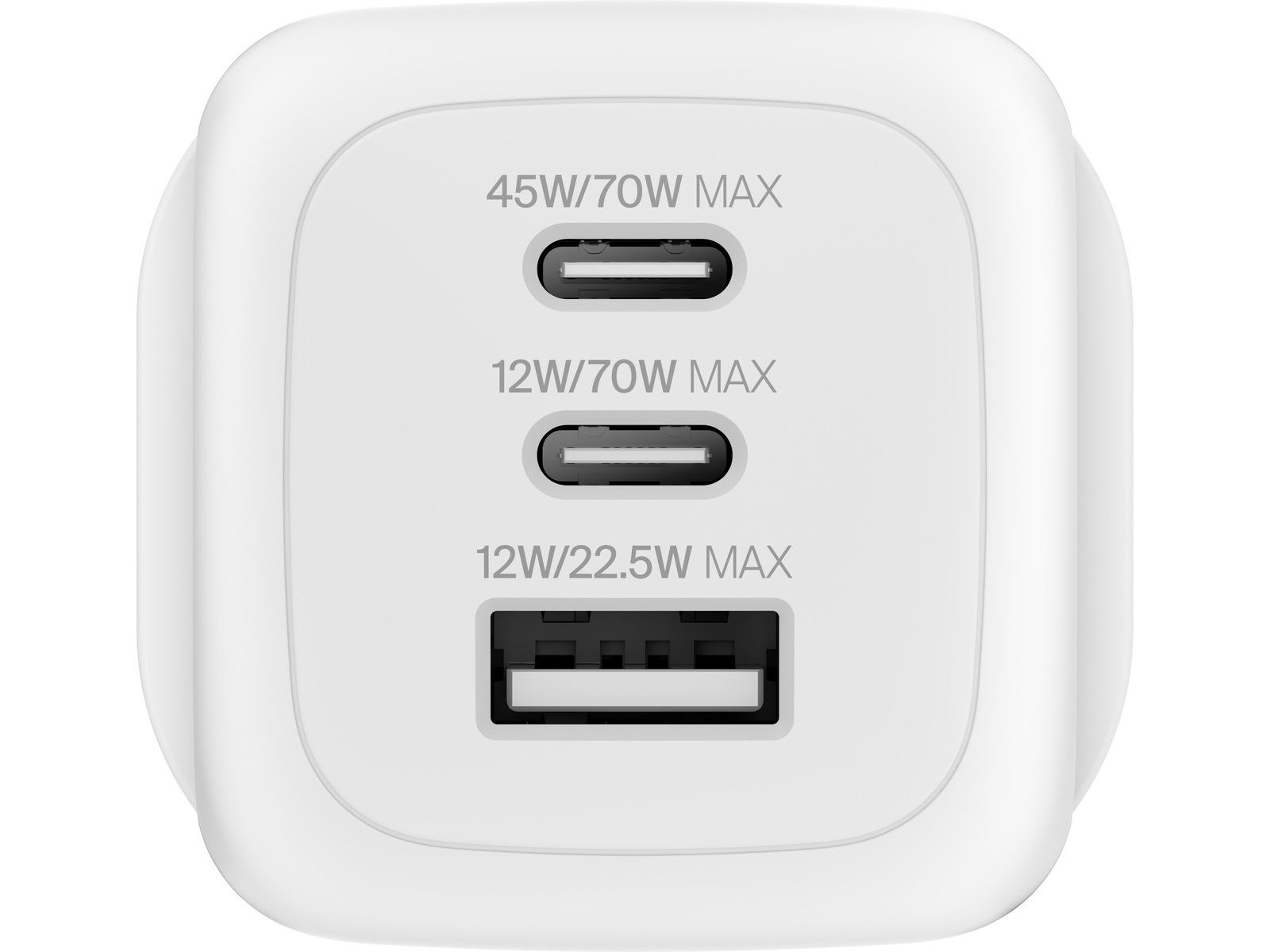 Belkin BoostCharge Pro GaN 70W vægoplader + rejseadapter Mobilopladere