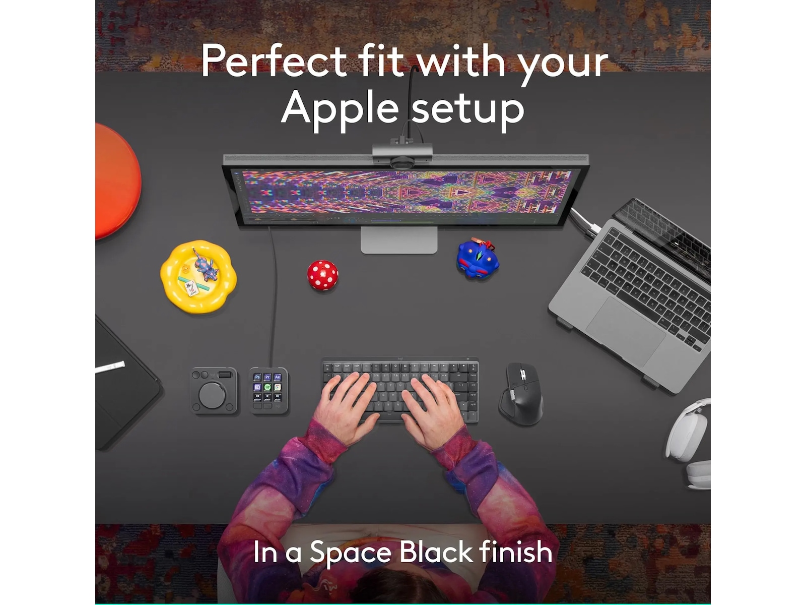 Logitech MX Master 4 til Mac Trådløs Mus (space black) Mus