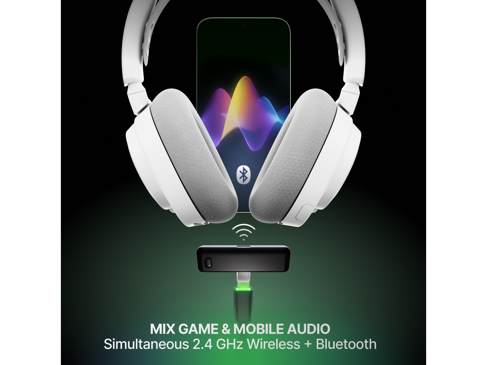 SteelSeries Arctis Nova 7X Gen 2 Trådlöst Gamingheadset (vit) Gamingheadset