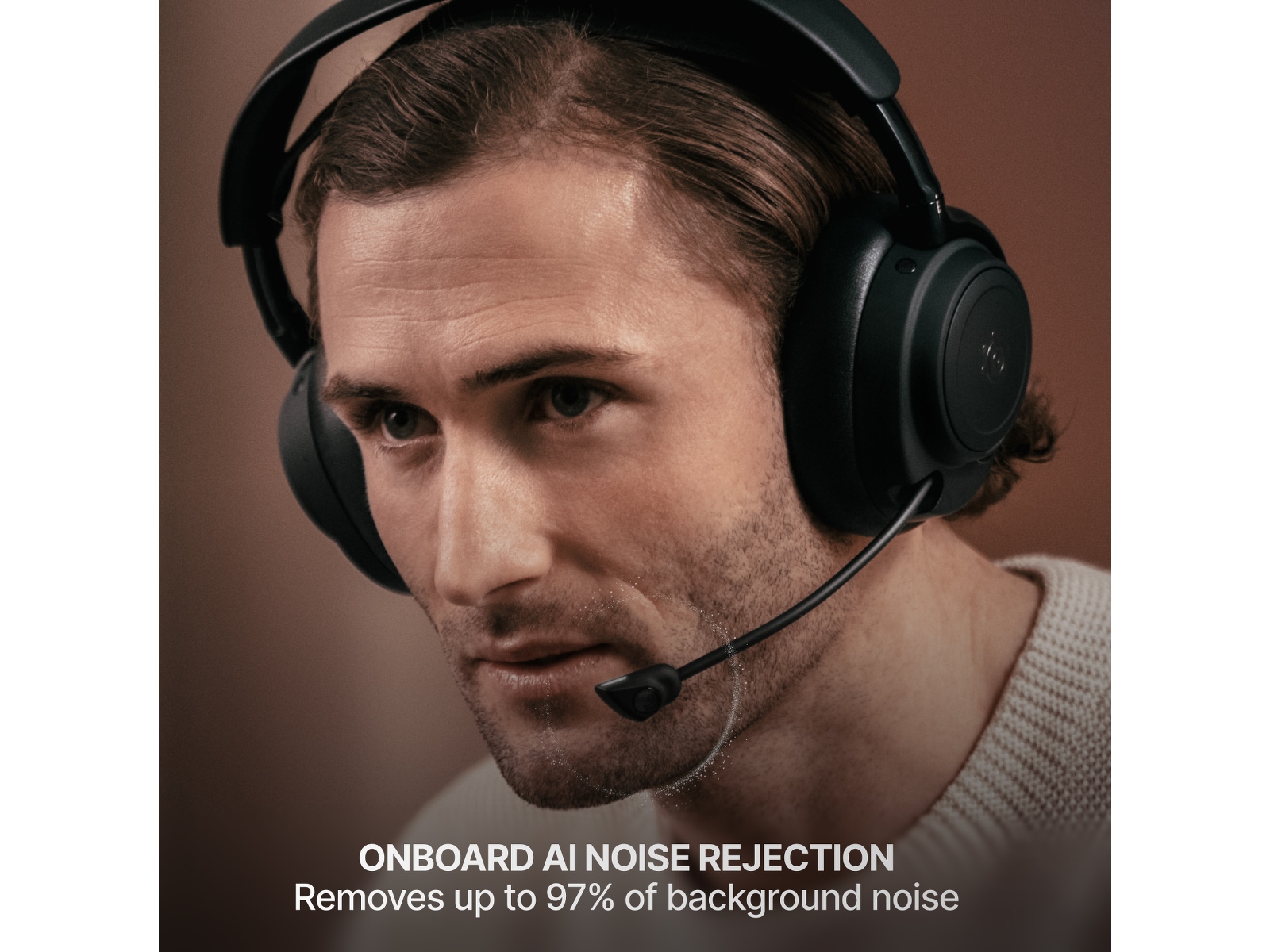 SteelSeries Arctis Nova Elite Trådløst Gamingheadset (salvie og guld) Gamingheadset