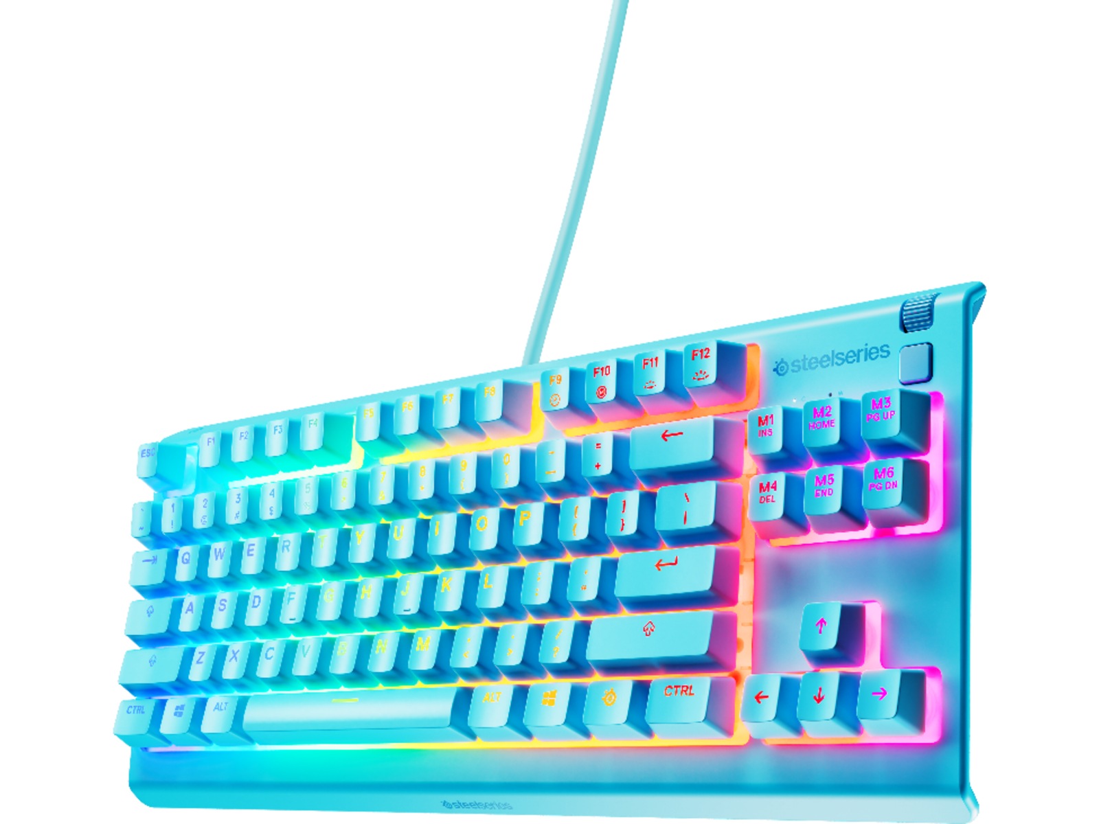 SteelSeries Apex 3 TKL gamingtastatur (aqua) Gamingkeyboard