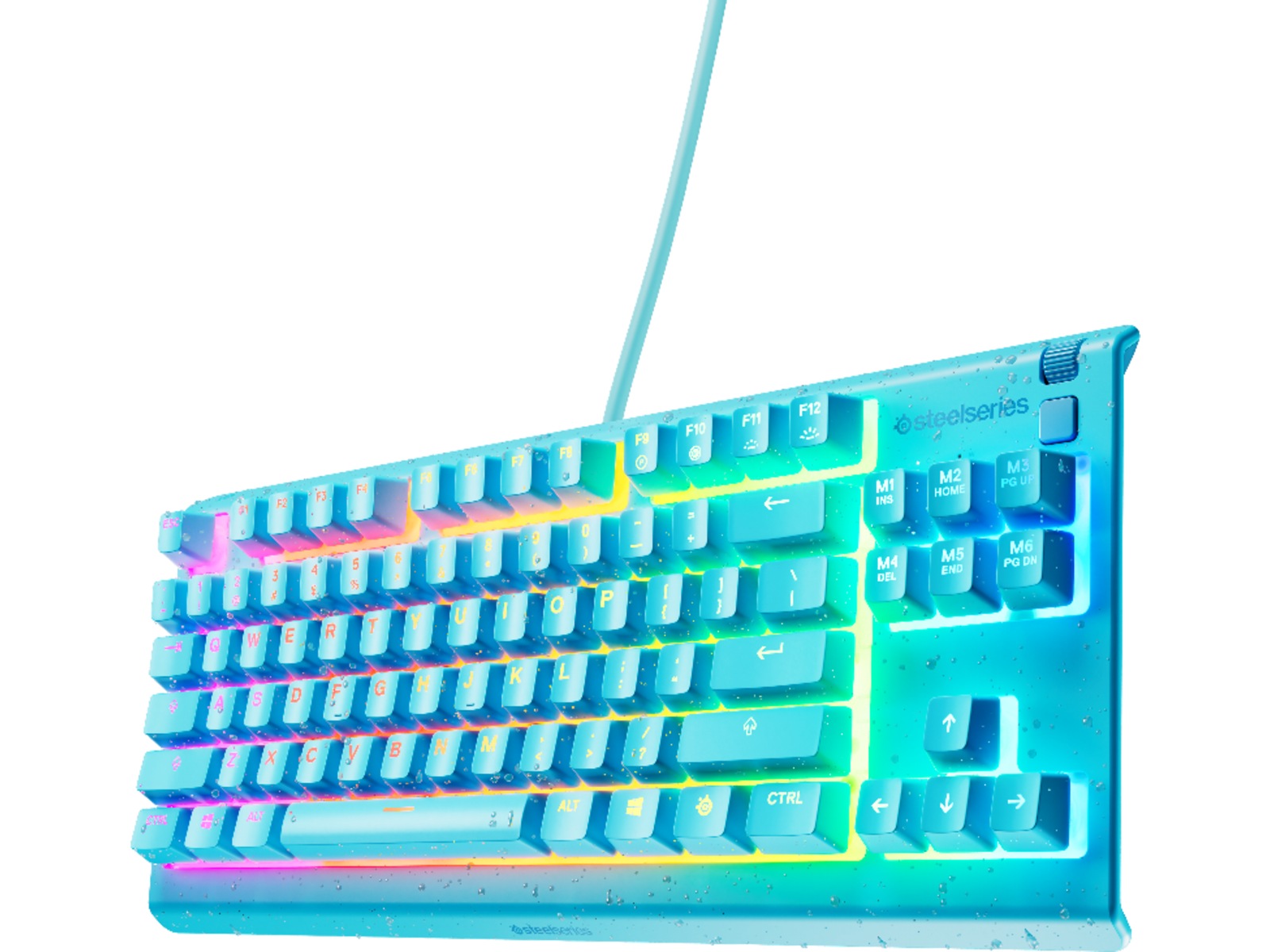 SteelSeries Apex 3 TKL gamingtastatur (aqua) Gamingkeyboard