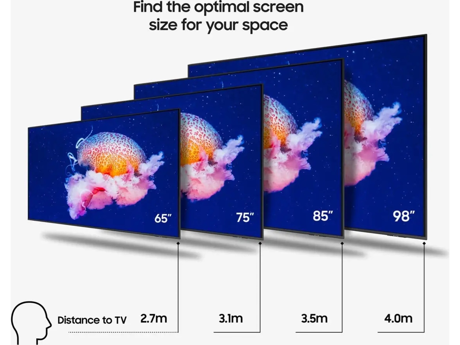 Samsung 65" Q6F QLED 4K smart-tv (2025) 60 - 69 tommer TV