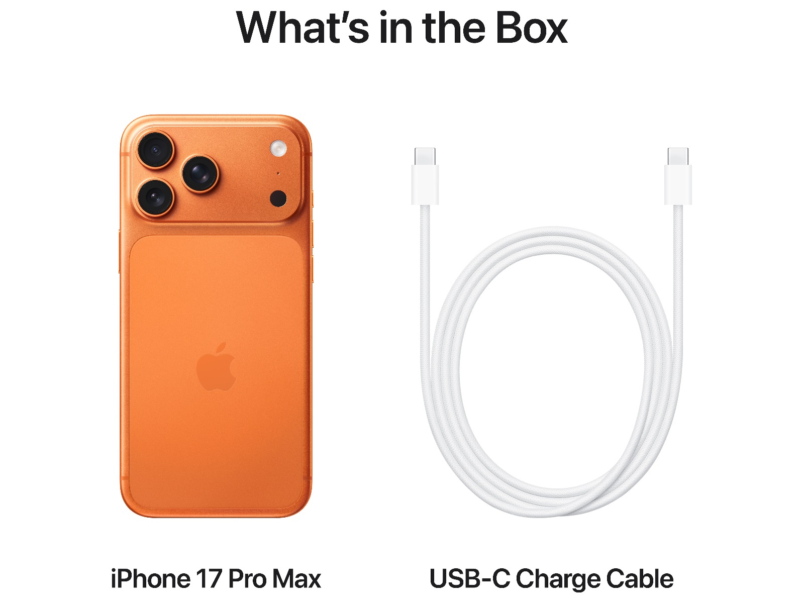 iPhone 17 Pro Max 256GB (kosmisk orange) Mobiltelefoner