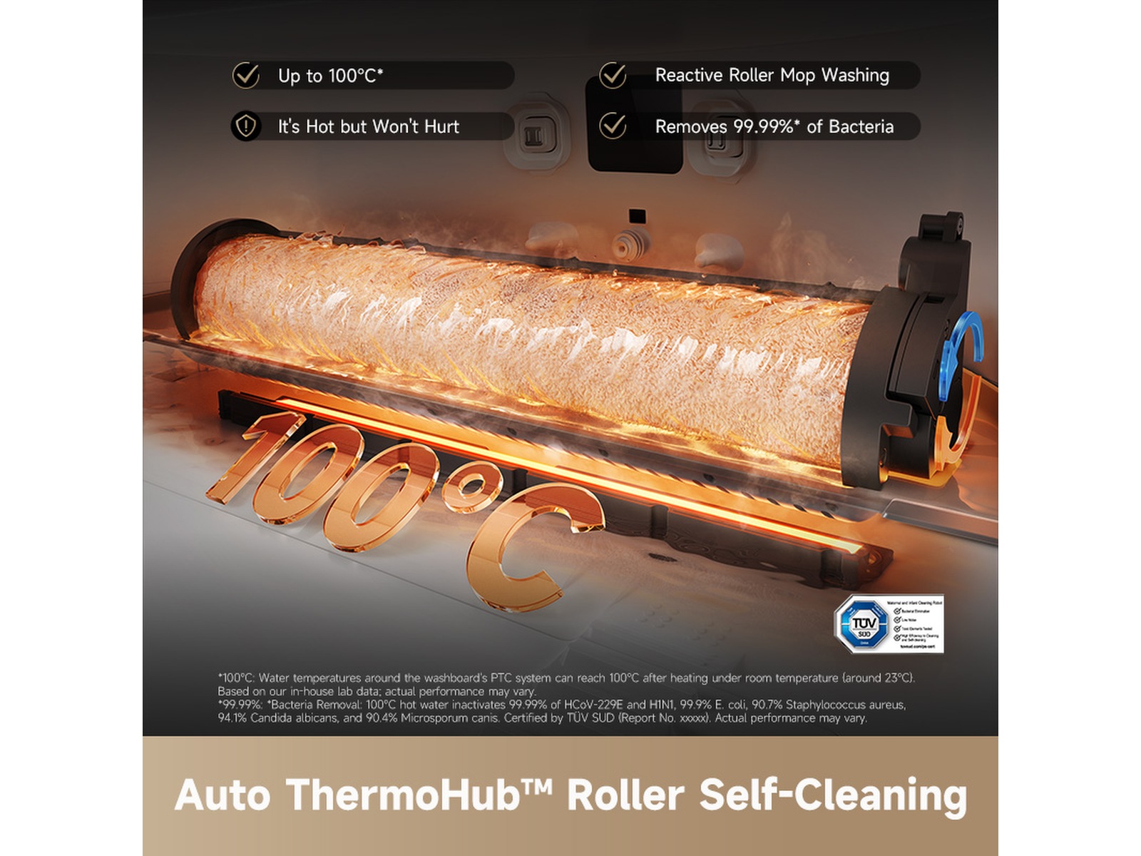 Dreame Aqua10 Ultra Roller Robotstøvsuger (hvidt) Robotstøvsugere