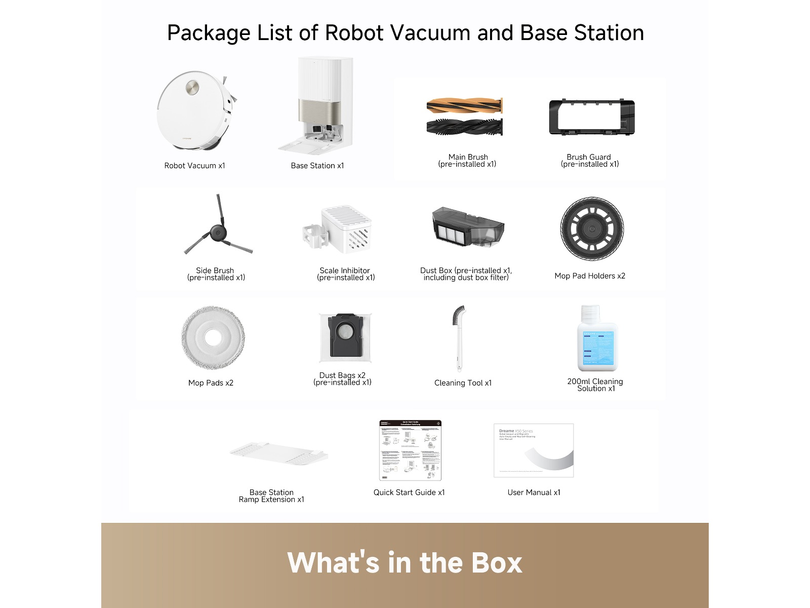 Dreame X50 Ultra Robotstøvsuger (hvidt) Robotstøvsugere
