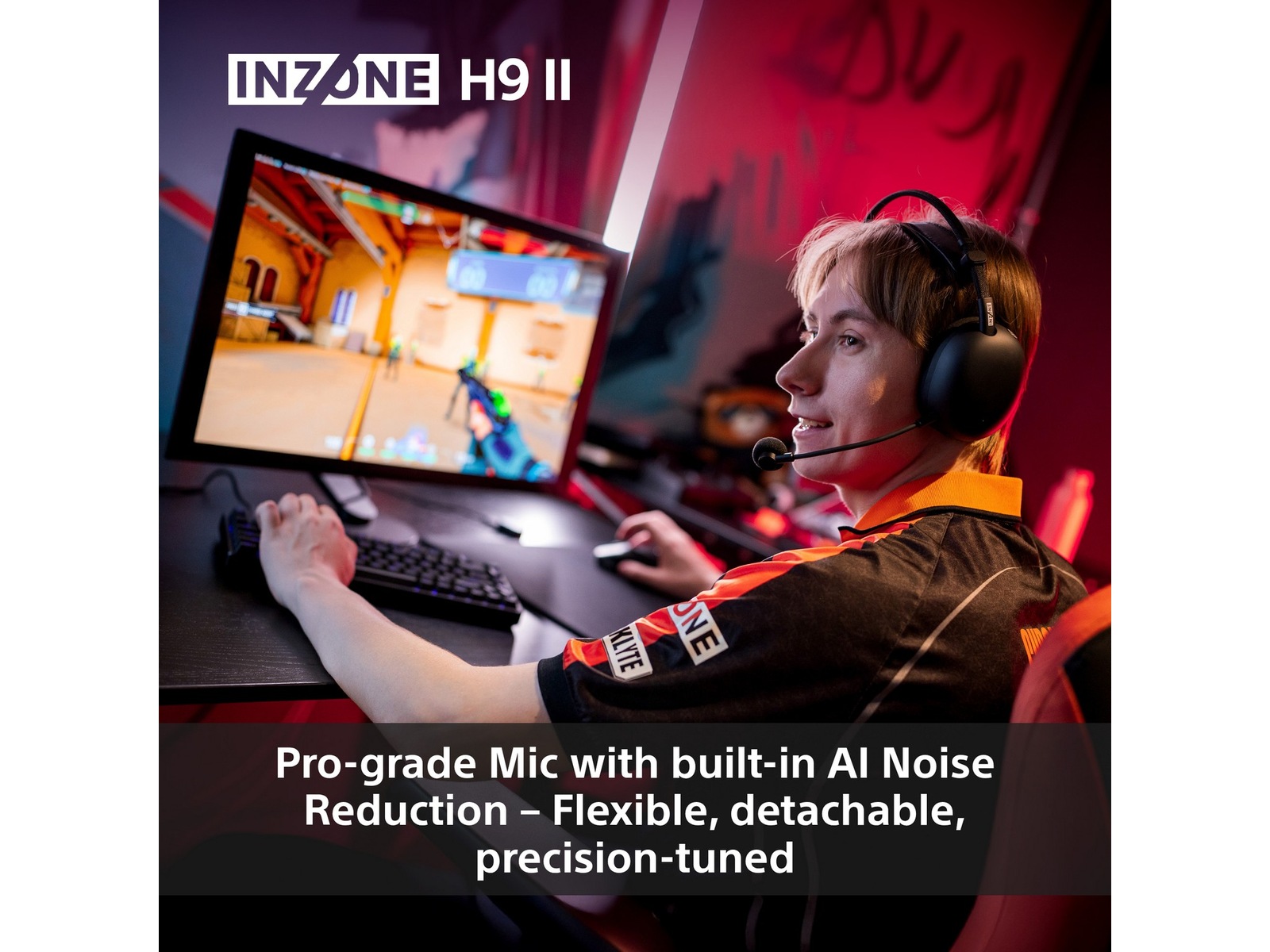 Sony INZONE H9 II Trådløst Støjreducerende Headset (sort) Gamingheadset
