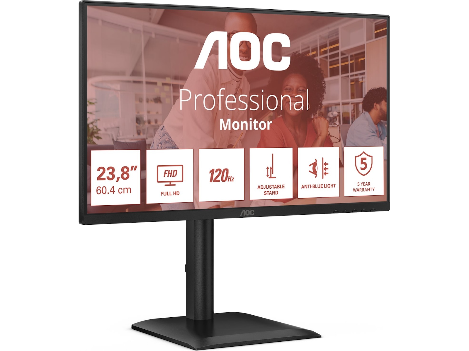 AOC 24" skærm 24E4CV Skærme