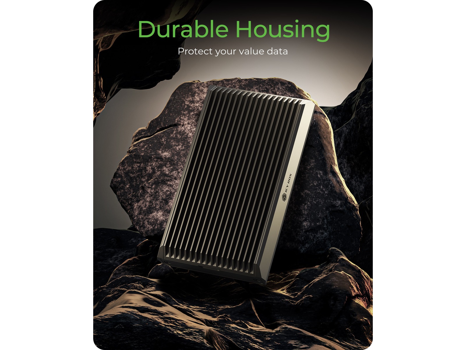 ICY BOX M.2 NVMe enclosure Eksterne Kabinetter