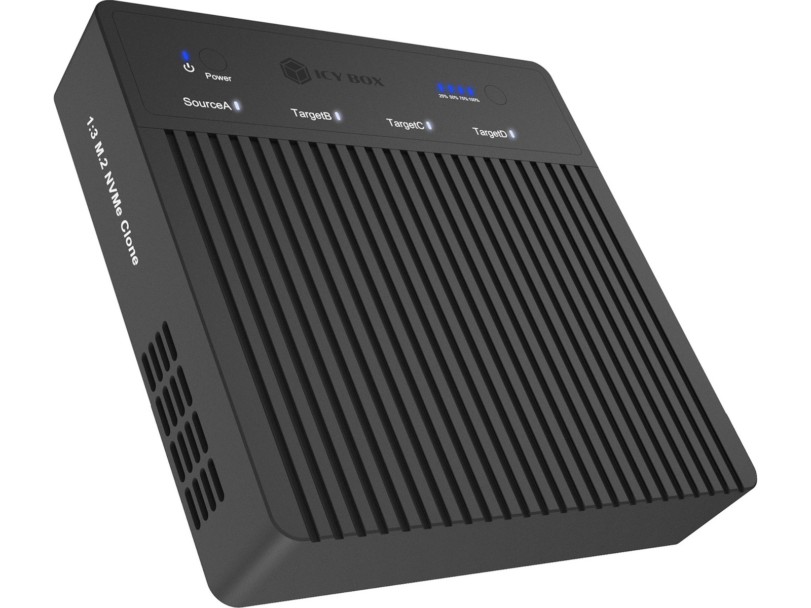  ICY BOX 4 bay Clone and DockingSation Dockingstation og USB-hub