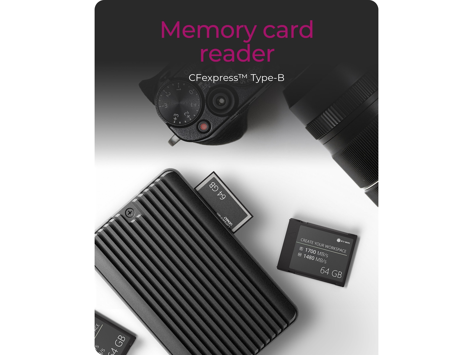 ICY BOX M.2 SSD Enclosure Eksterne Kabinetter