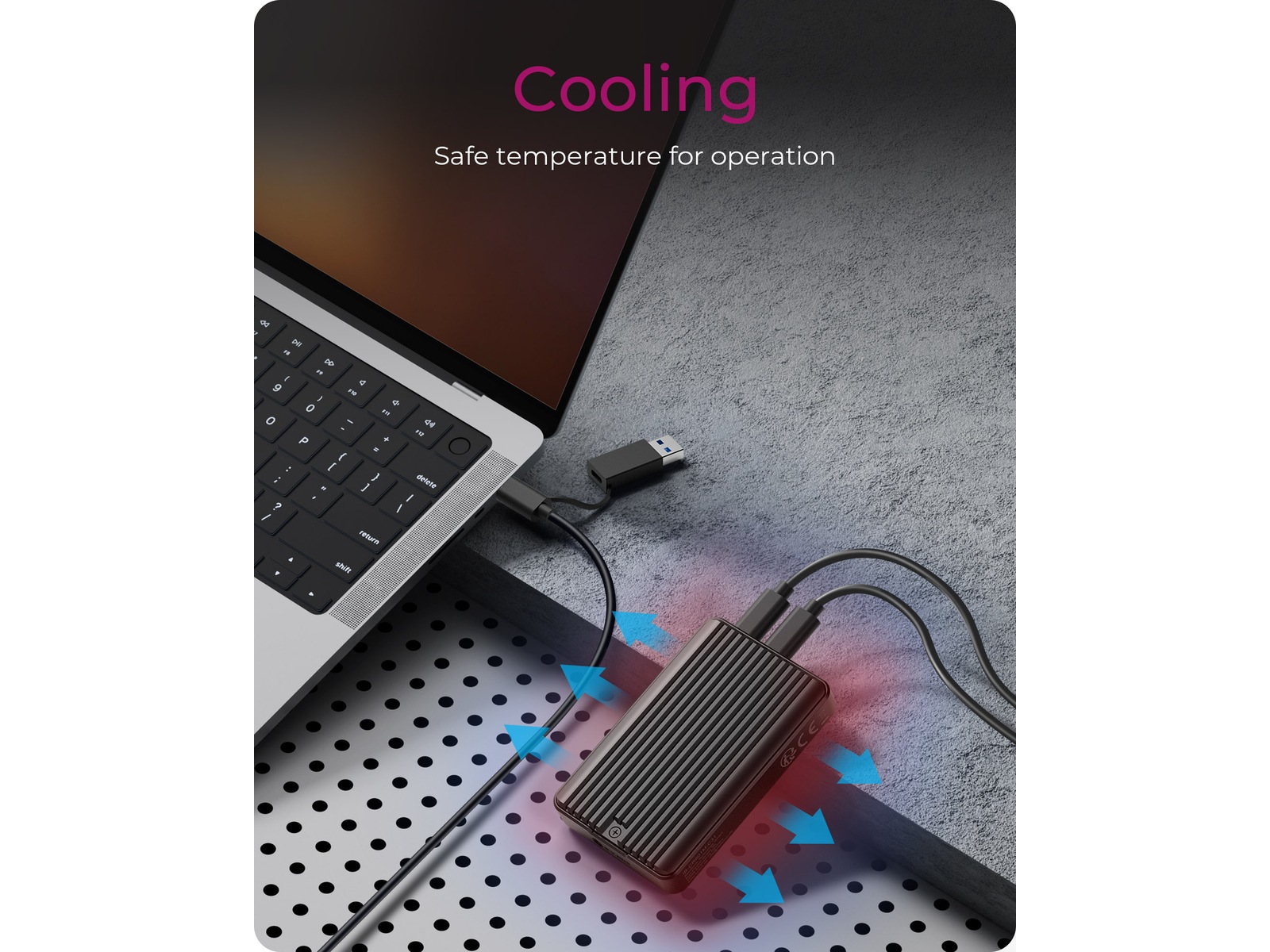 ICY BOX M.2 SSD Enclosure Eksterne Kabinetter