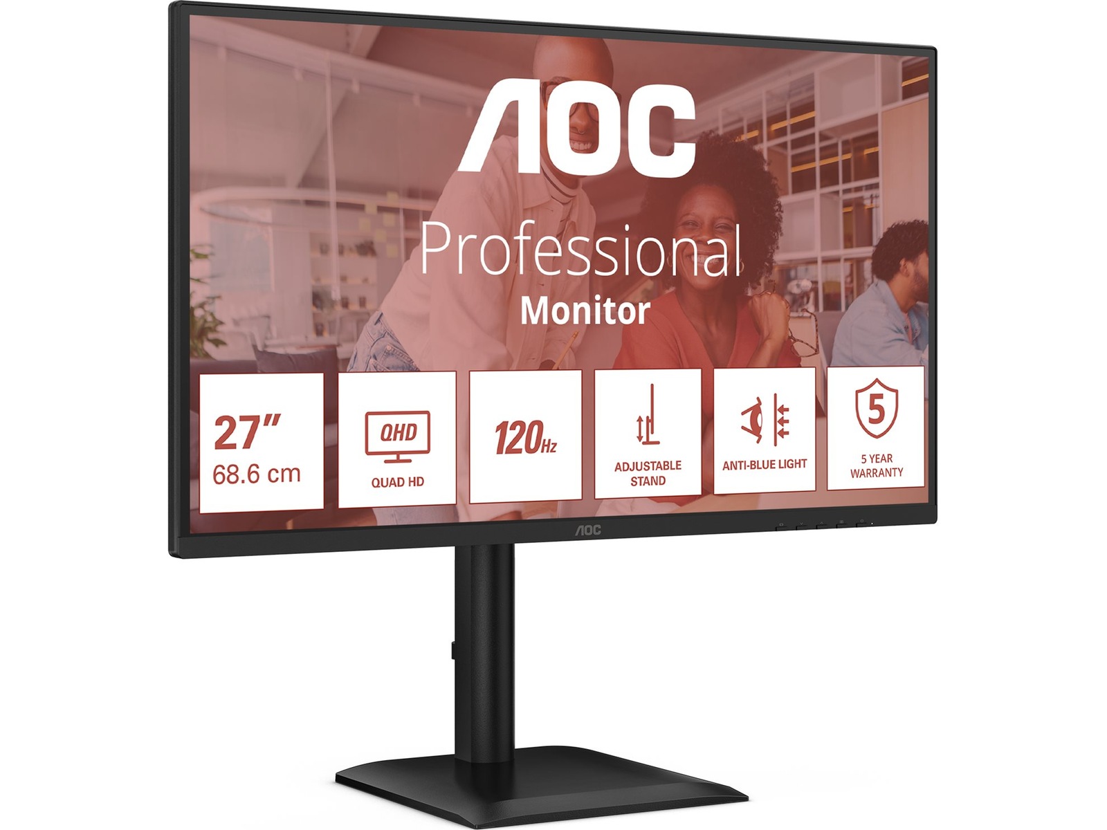 AOC 27" skärm Q27E4CV Skærme