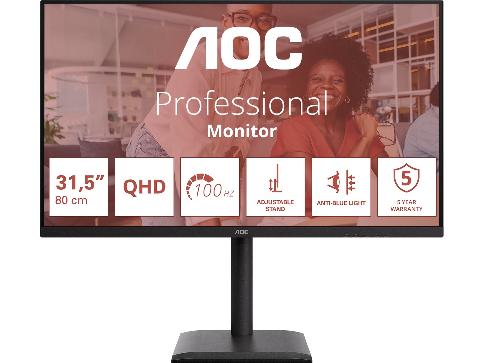 AOC 32" skærm Q32E4U Skærme