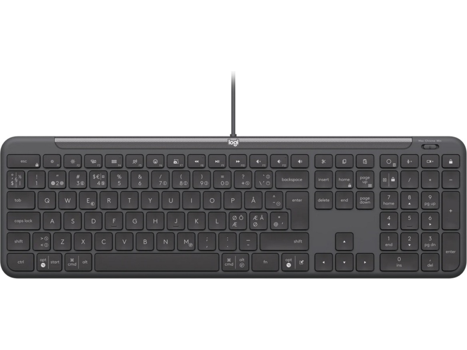 Logitech Signature Slim Wired K620 til erhverv Keyboards