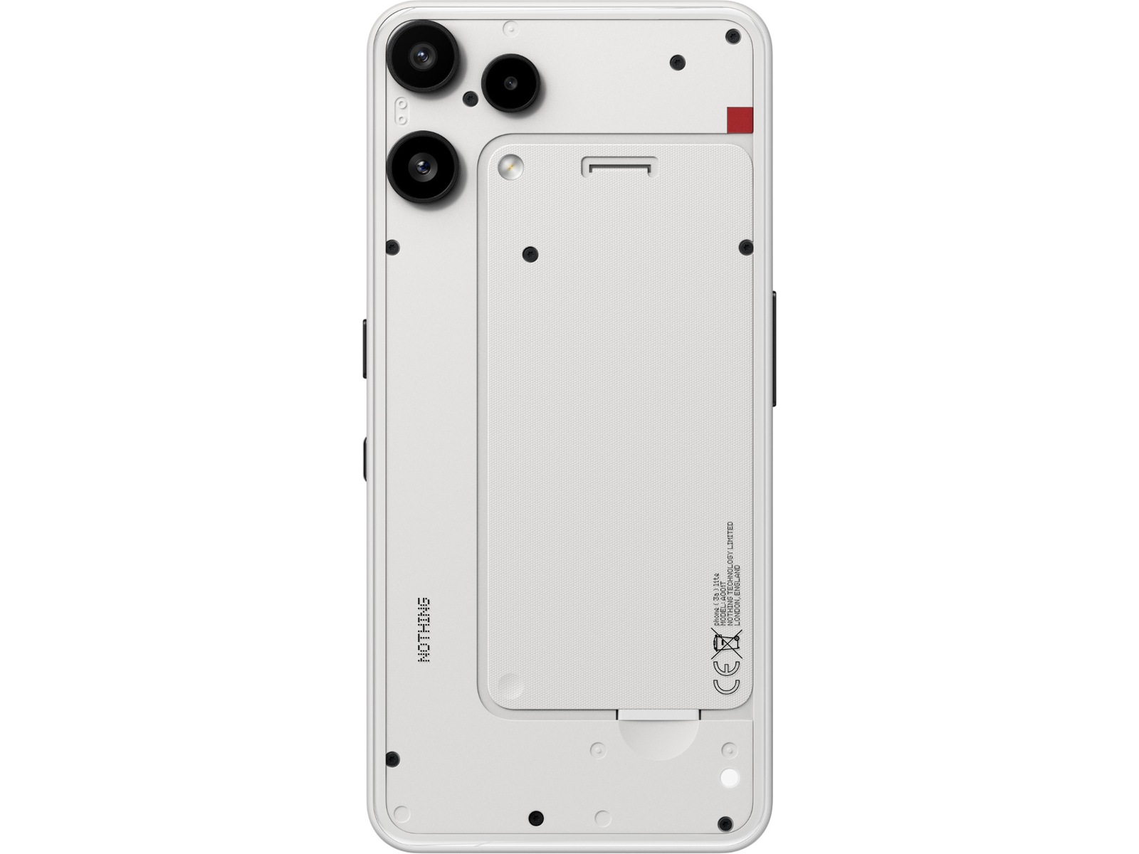 Nothing Phone (3a) Lite 128GB (hvid) Mobiltelefoner