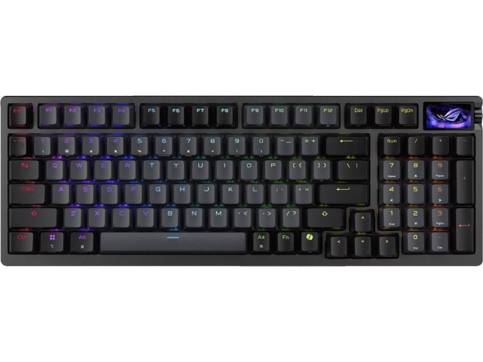 Asus ROG Azoth 96 HE trådløst gamingtastatur (sort) Gamingkeyboard