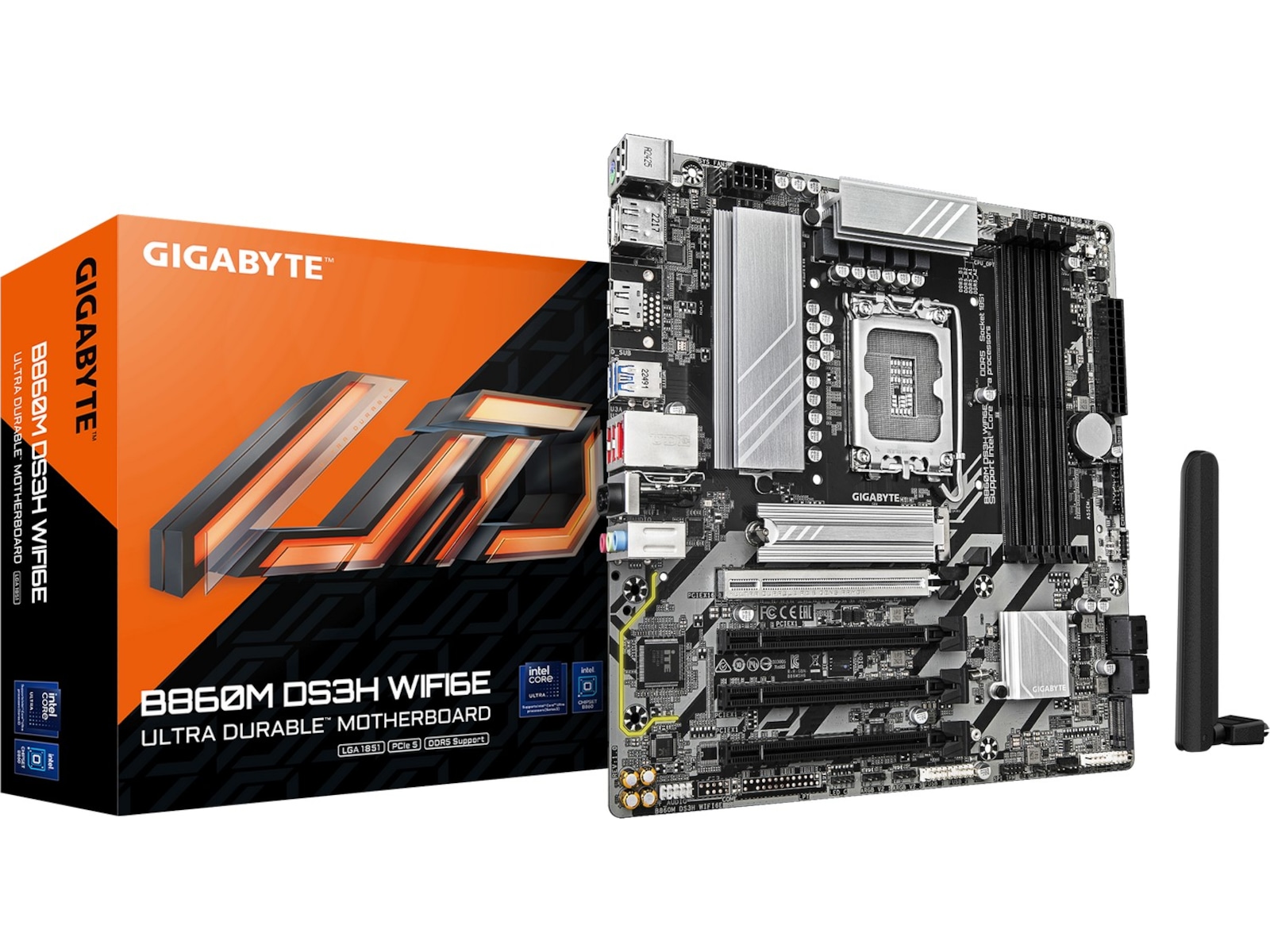 Gigabyte B860M DS3H WIFI6E bundkort Intel Socket