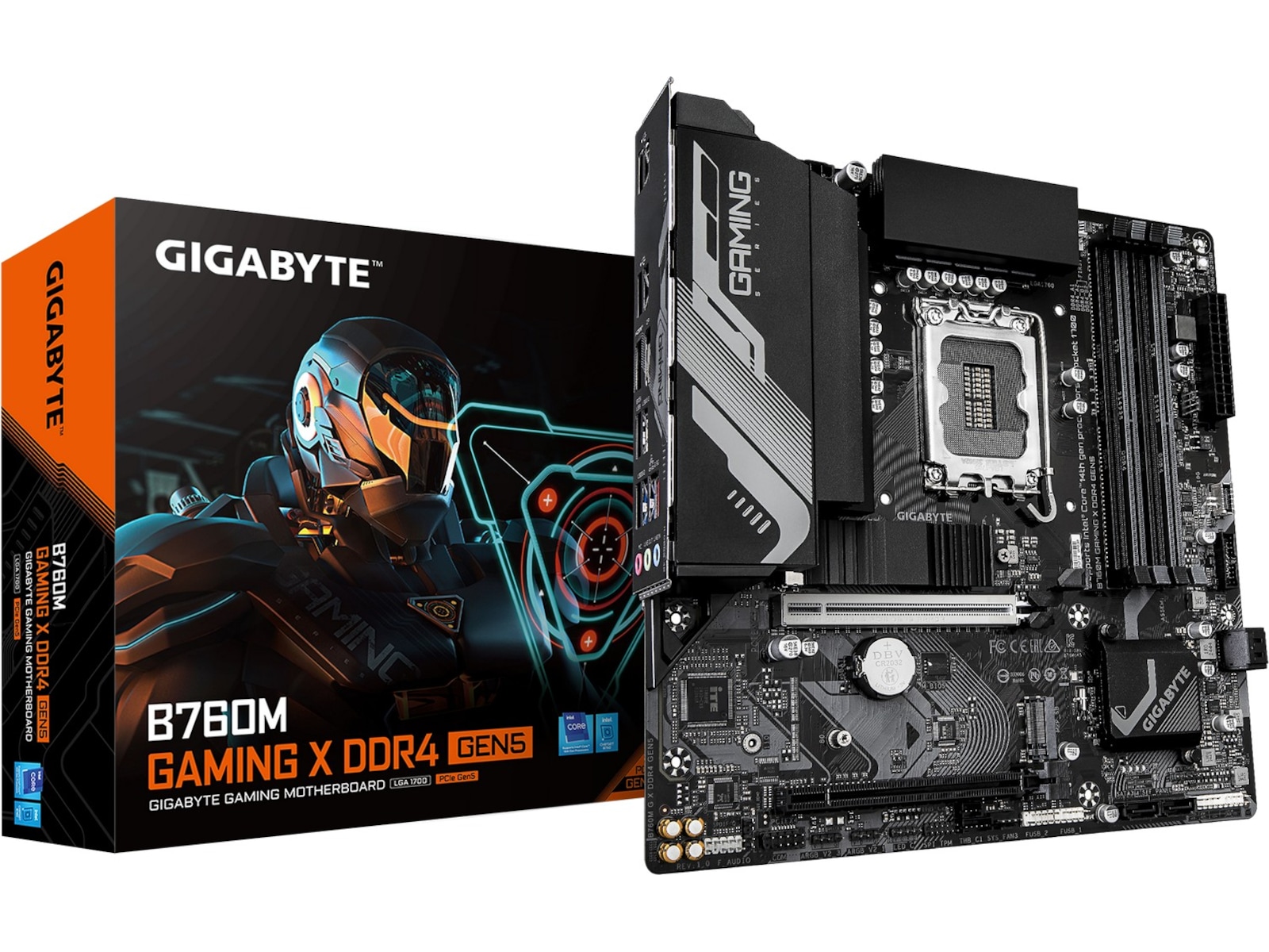 Gigabyte B760M Gaming X DDR4 GEN5 bundkort Intel Socket