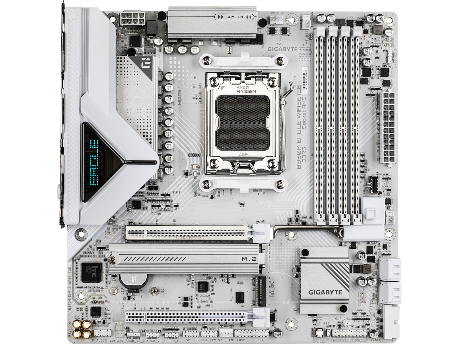 Gigabyte B850M EAGLE WIFI6E ICE bundkort AMD Socket