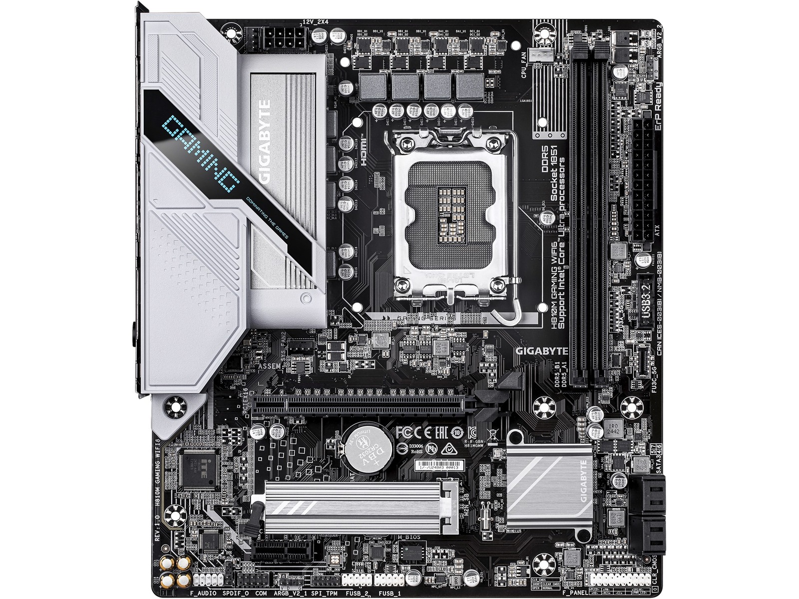 Gigabyte H810M S2H bundkort Intel Socket