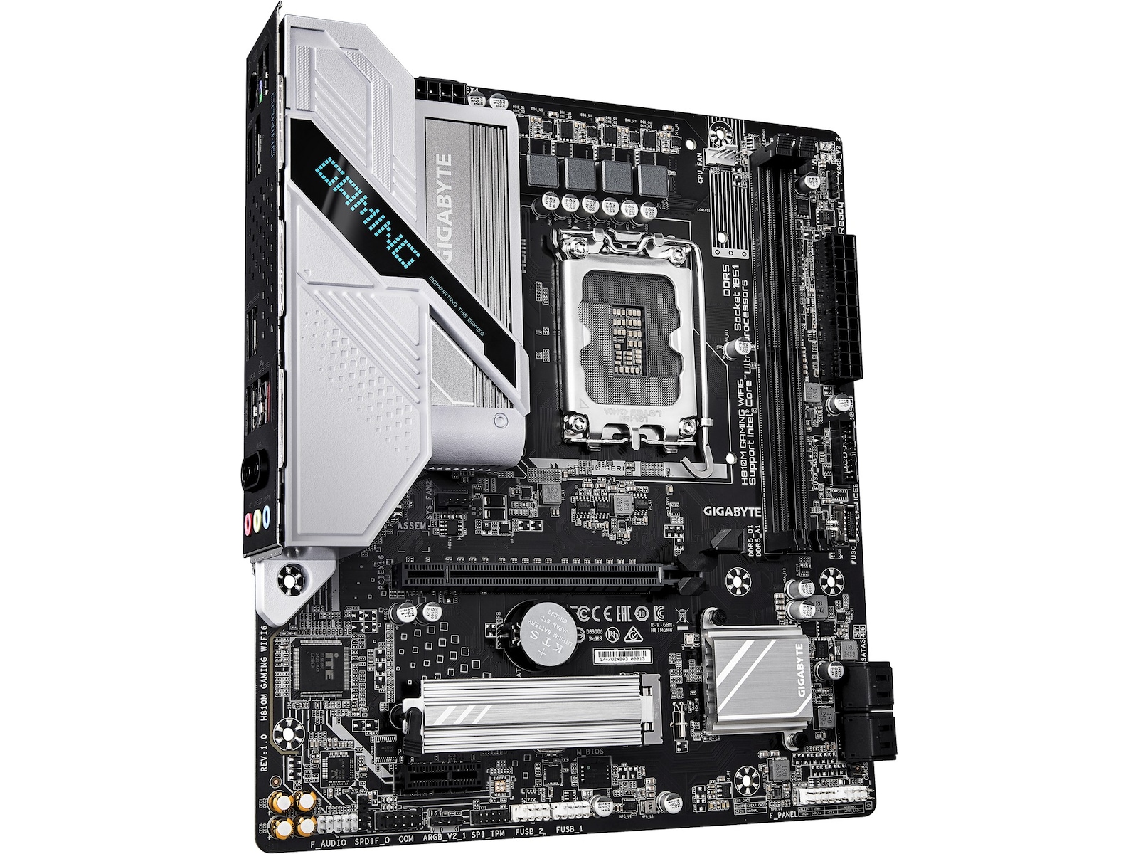 Gigabyte H810M S2H bundkort Intel Socket