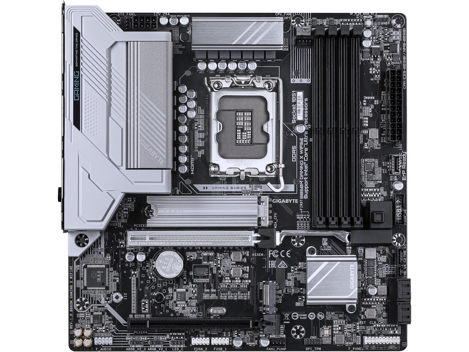 Gigabyte B860M GAMING X WIFI6E bundkort Intel Socket